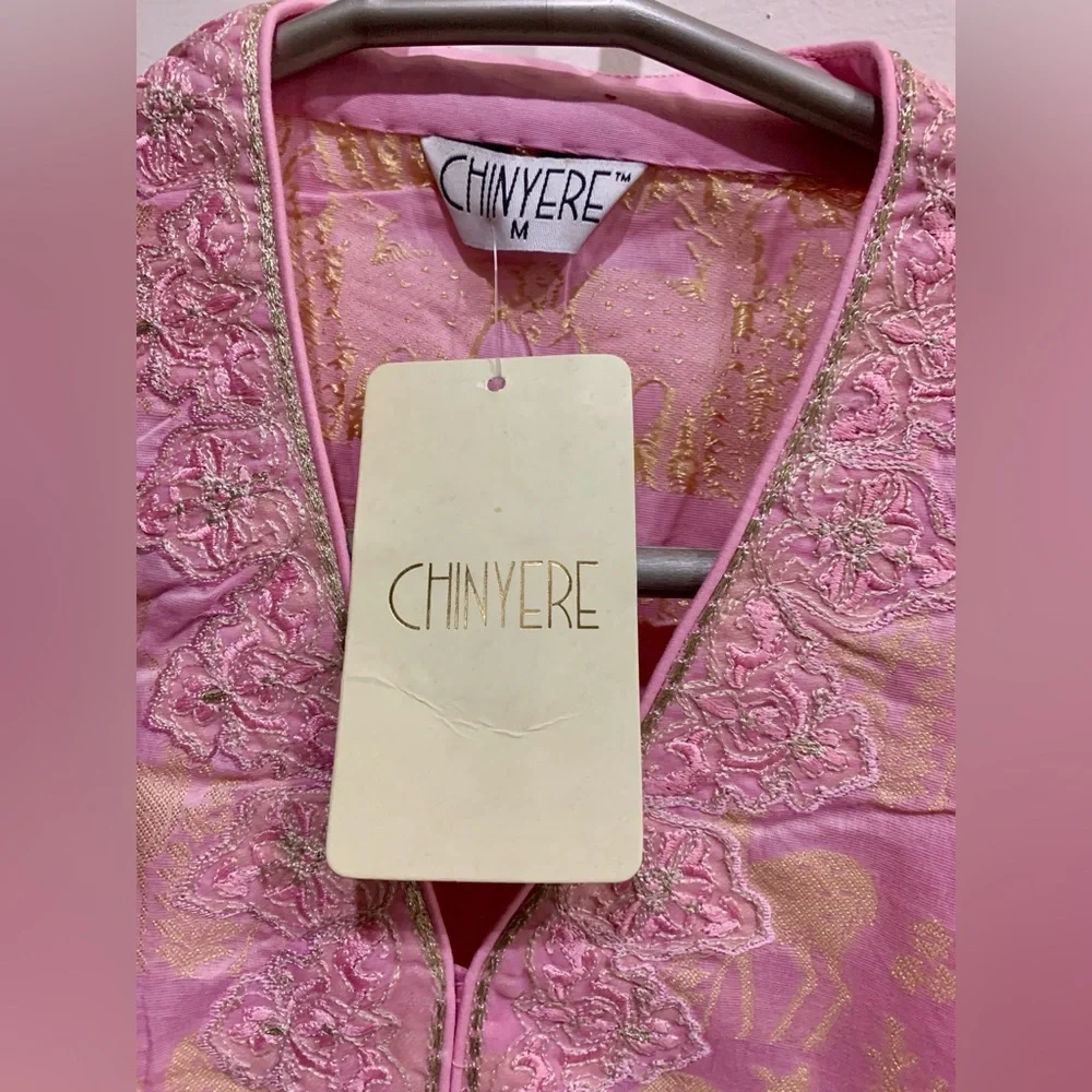 Elegant Pink Women's Dress - Picture 7 of 12